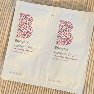 Briogeo Farewell Frizz Smooth Shampoo Conditioner Packets